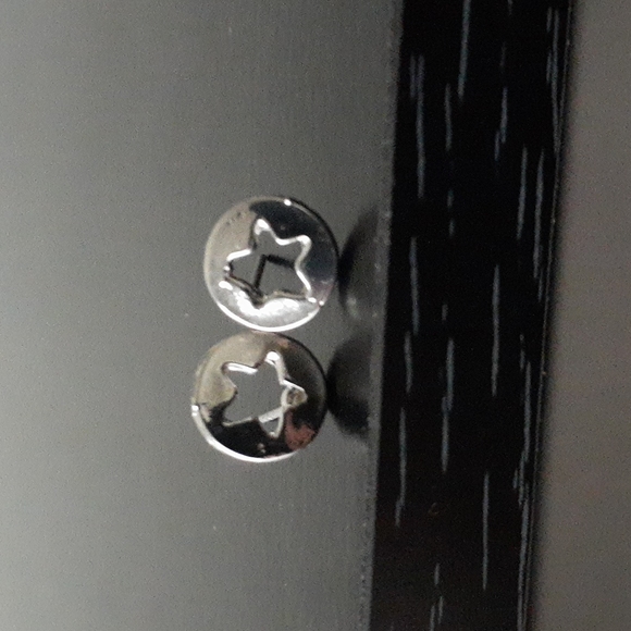 Jewelry - Silver costume jewelry star earrings